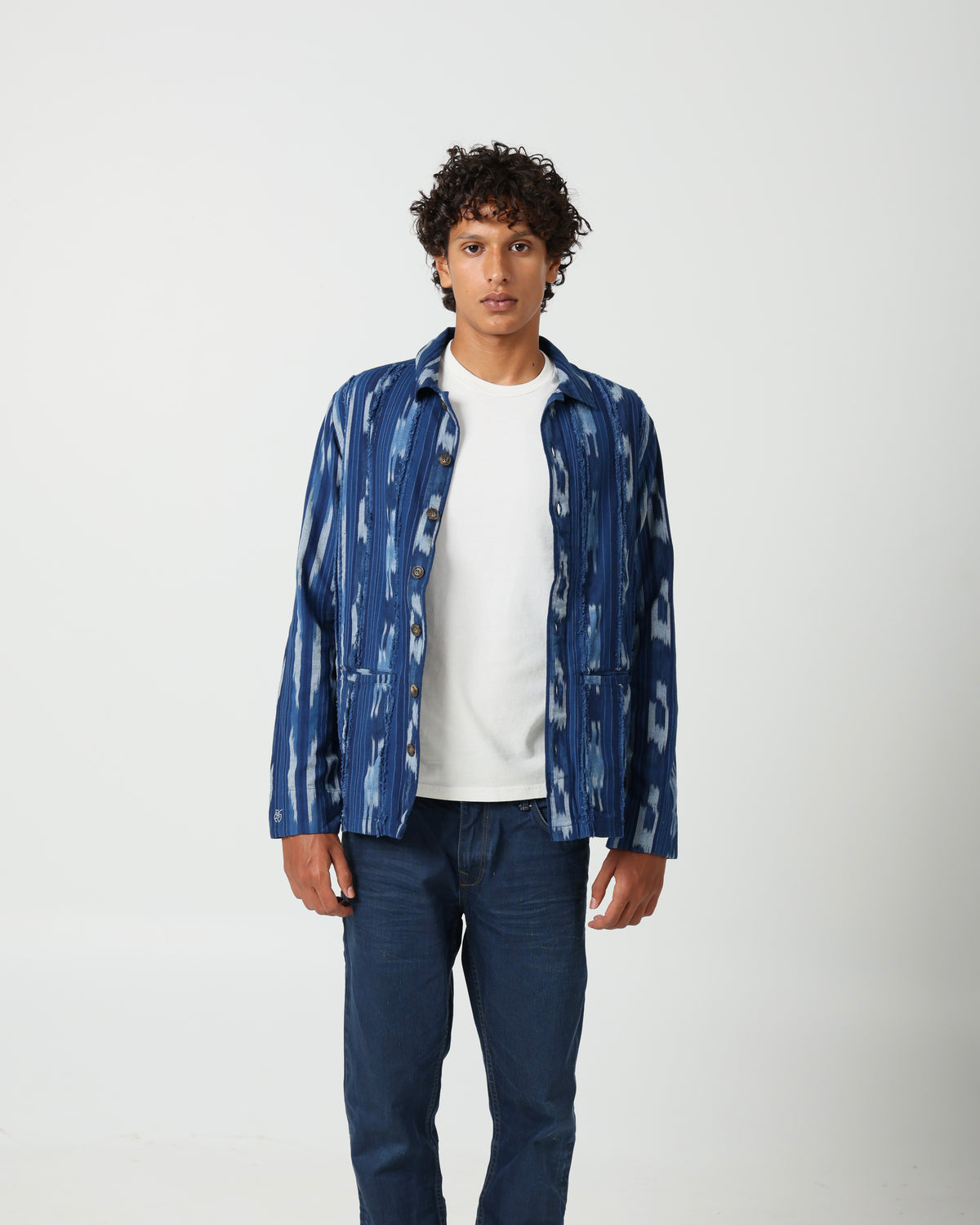 Slashed Column Chore Jacket