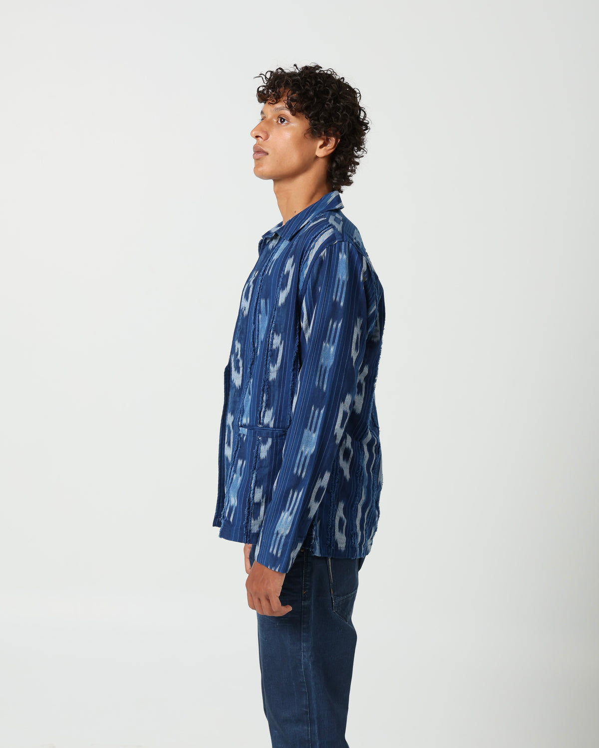 Slashed Column Chore Jacket