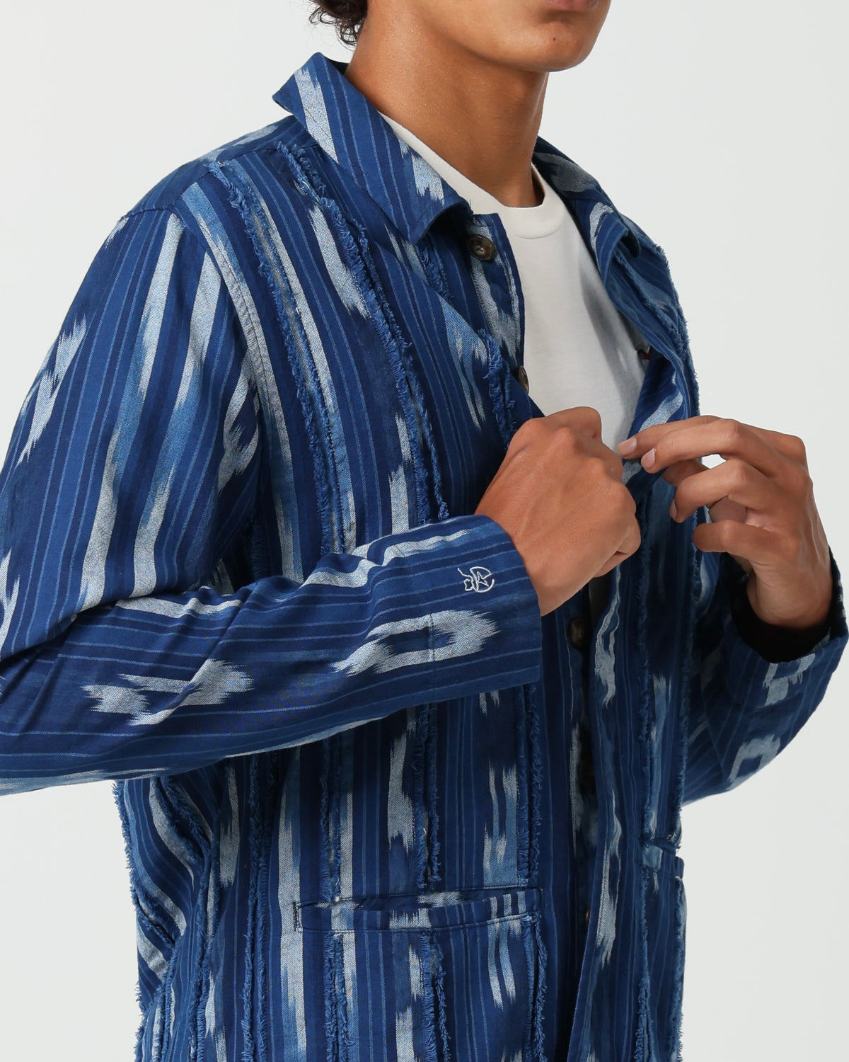 Slashed Column Chore Jacket