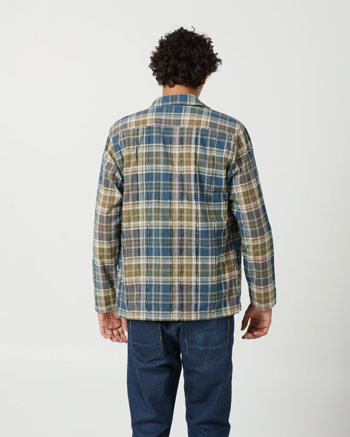 Slashed Column Chore Jacket