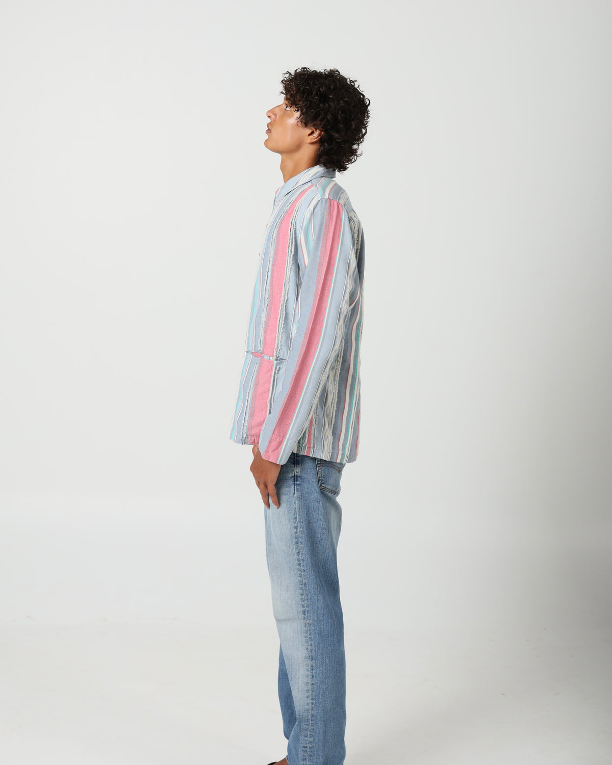 Slashed Column Chore Jacket